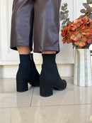 Marco Tozzi Black Sock Boot 2-25092