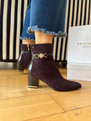 Kate Appleby Burnwell Ankle Boot - Dark Mulberry