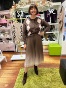 Marigold Ombre Tulle Skirt -Taupe & Cream