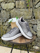 XTI Light Weight Metallic Trainer  -  Grey 141988