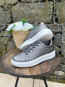 XTI Light Weight Metallic Trainer  -  Grey 141988