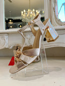 Kate Appleby Sarsden Baileys Mix Sandal - Beige & Gold