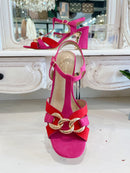Kate Appleby Sarsden Magenta Mix Sandal - Pink & Red