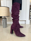 Una Healy Famous Friends 'Baked Cherry' Slouch Boot - Burgundy