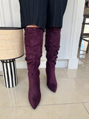 Una Healy Famous Friends 'Baked Cherry' Slouch Boot - Burgundy