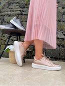 XTI Light Weight Metallic Trainer  -  Rose Gold 141988