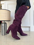 Una Healy Famous Friends 'Baked Cherry' Slouch Boot - Burgundy