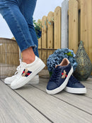 Redz Bee Stripe Trainer - Navy 97285-3