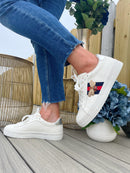 Redz Bee Stripe Trainer - White 97285-1