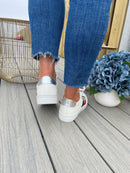 Redz Bee Stripe Trainer - White 97285-1