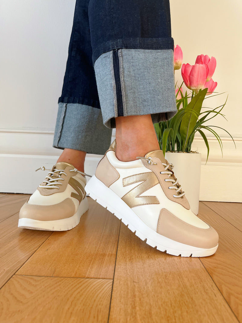 Redz White & Beige Chunky Trainer ECB63303E