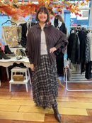 Devika Feather Knit - Taupe