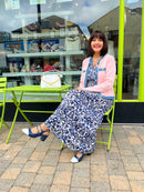 Dancing Matilda Mary Jane Navy Sling Back 030