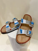 Abloom White Crystal & Bead Slider SY1072