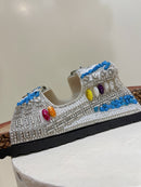 Abloom White Crystal & Bead Slider SY1072