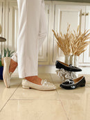 Kate Appleby 'Flitton' Baileys Shine Loafer - Neutral & White