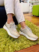 Marco Tozzi Trainers Beige, Gold & Leopard - 2-23763-44 402
