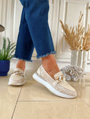 Patrizio 'Brenna' Crema Tweed Chunky Loafer