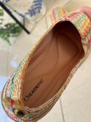 Heavenly Feet 'Sophie' Rainbow Woven Plimsole