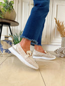 Patrizio 'Brenna' Crema Tweed Chunky Loafer