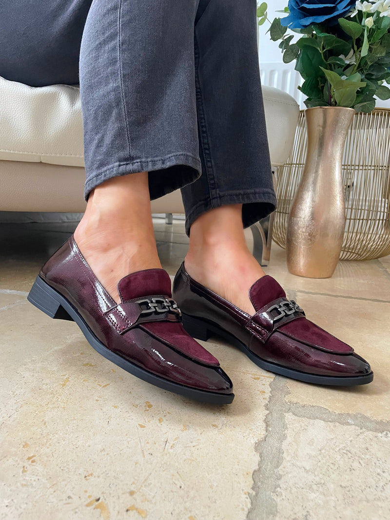 Marco Tozzi Loafer - Wine Patent 24306 41 577