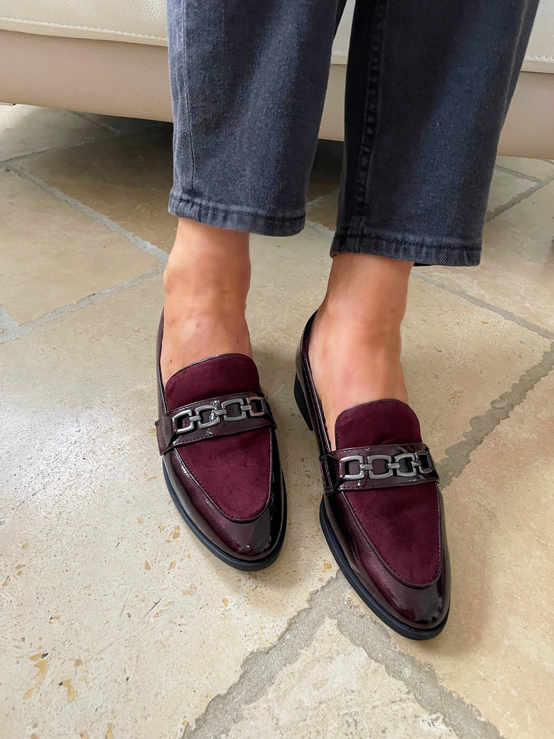 Marco Tozzi Loafer - Wine Patent 24306 41 577