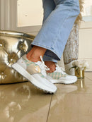 Kate Appleby "Tandinas" Cotton Apple - White & Green