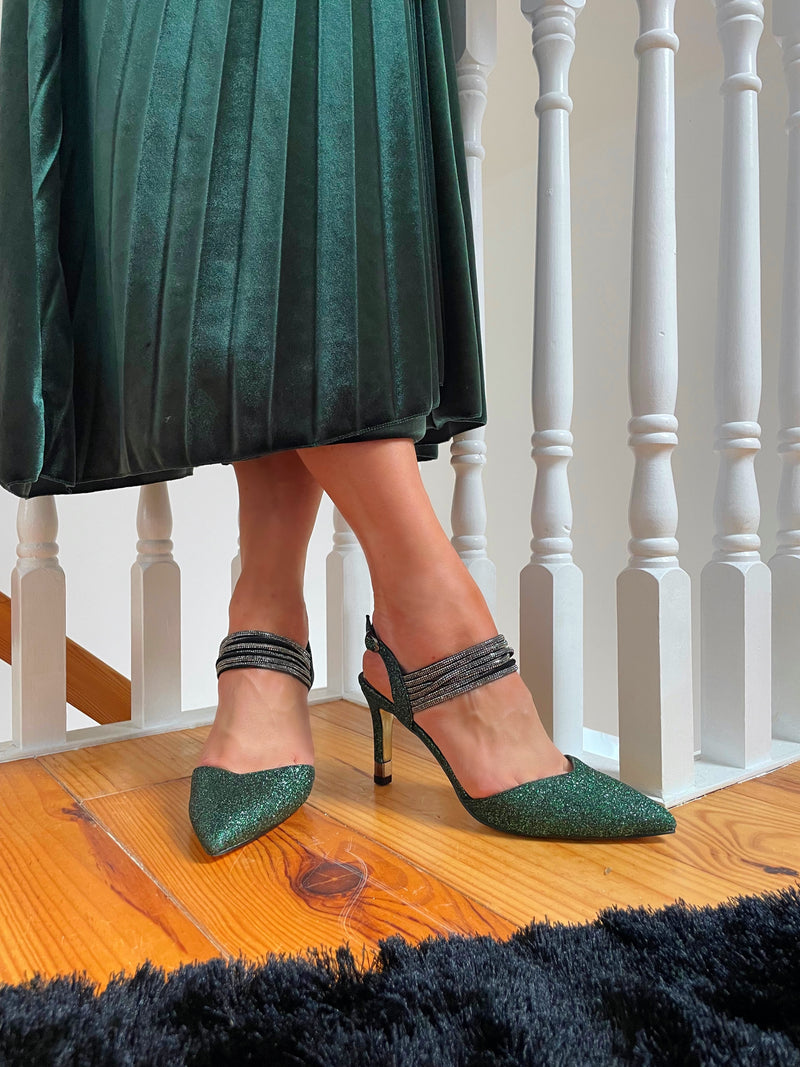 Kate Appleby "Wishaw Emerald Sparkle" Stiletto's