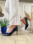 Kate Appleby Patent Stiletto Morpeth - Sapphire Navy