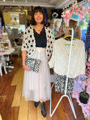 Tipperary Halo Eclipse Pendant Gold & Black 175532