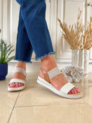 Patrizio Brescia Sandal Crema Scintilla - Tan