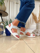 Patrizio Brescia Sandal Bianco Scintilla - White
