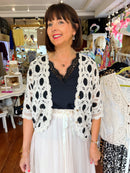 Tipperary Halo Eclipse Pendant Gold & Black 175532