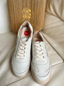 Drilleys "Eighty Irish Cream" Trainers - Cream & Gold