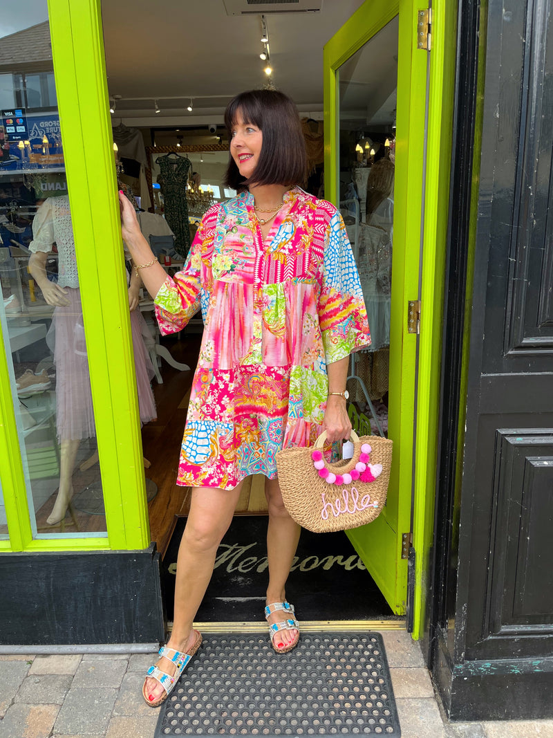 Christina Floral Smock Dress
