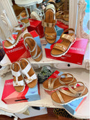 Heavenly Feet Lulu2 Comfort Light Weight Sandal - White