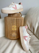 Drilleys "Eighty French Vanilla" Trainers - Bubblegum & Stone
