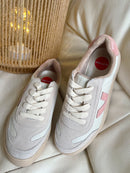 Drilleys "Eighty French Vanilla" Trainers - Bubblegum & Stone