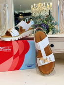 Heavenly Feet Lulu2 Comfort Light Weight Sandal - White