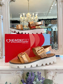 Heavenly Feet Dolores Comfort Light Weight Sandal - Rose Gold
