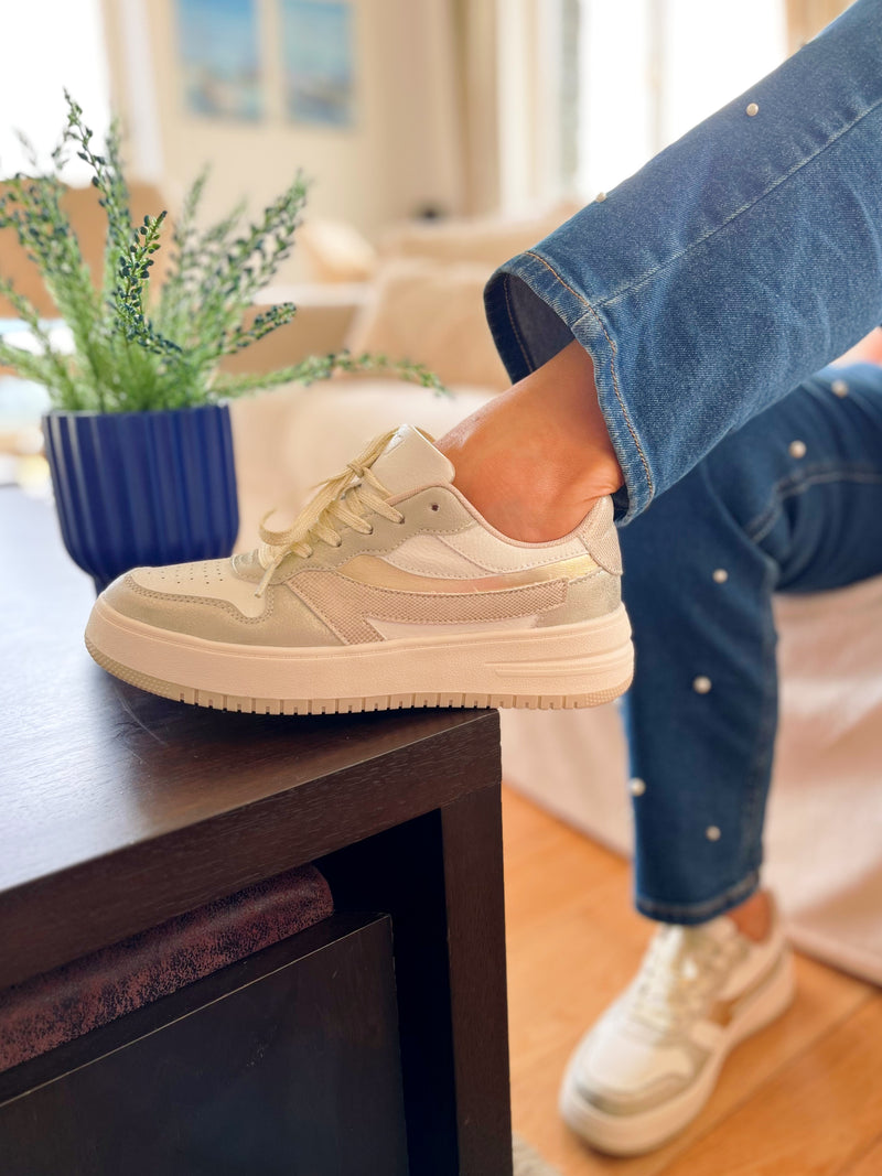 Safety Jogger Trainer 624666 White & Gold