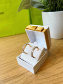 Tipperary Hoop Earrings Emerald Cut 163935