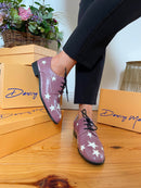 Dancing Matilda "Trapeze Roso Estrella" Brogue - Rose Mauve