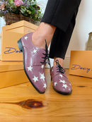 Dancing Matilda "Trapeze Roso Estrella" Brogue - Rose Mauve