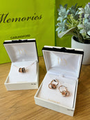 Tipperary Halo Eclipse Pendant Gold & Black 175532