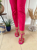 Kate Appleby Sarsden Magenta Mix Sandal - Pink & Red