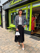 Alara Polka Dot Bomber Jacket