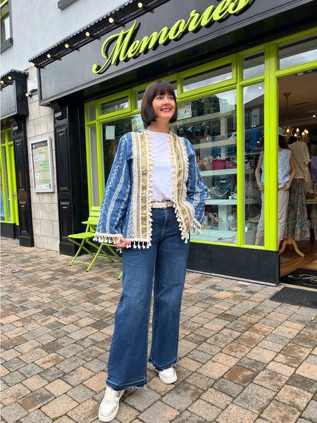 Sia Boho Sequin, Tassel & Embroidery Jacket