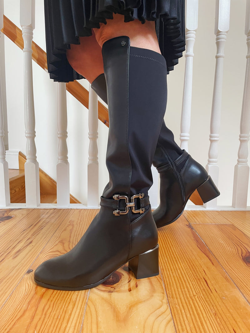 Zanni & Co "Kirdasa One" Ink Knee High Boot