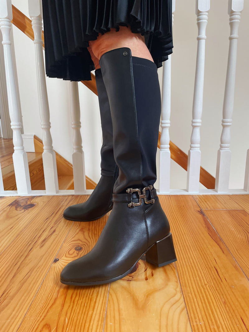 Zanni & Co "Kirdasa One" Ink Knee High Boot